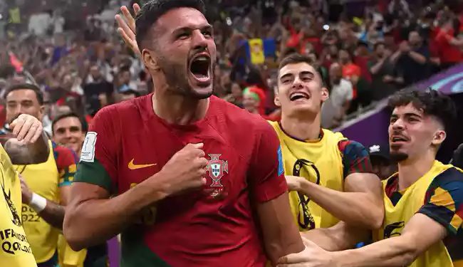 Portugal atropela Suíça e encara Marrocos – Substituto de Cristiano Ronaldo faz hat-trick