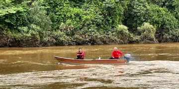Bombeiros procuram homem que pulou no Rio Mandu em Pouso Alegre e desapareceu