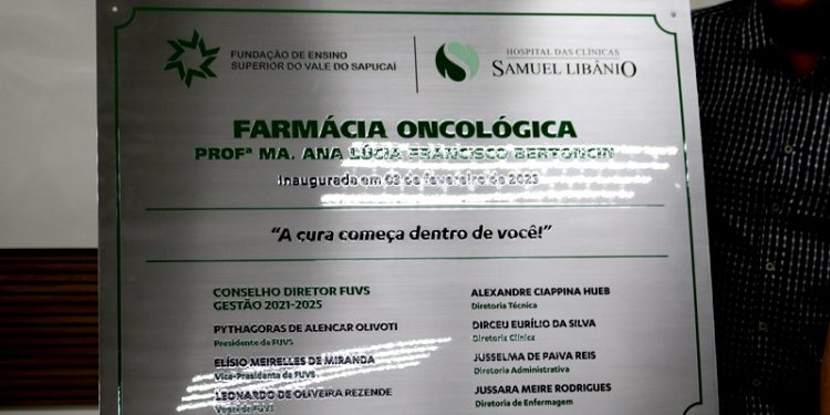 Inaugurada nova Sala Farmácia Oncológica do HCSL em Pouso Alegre