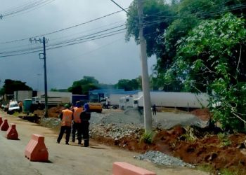 Iniciada a construção da rotatória na Olavo Gomes em Pouso Alegre