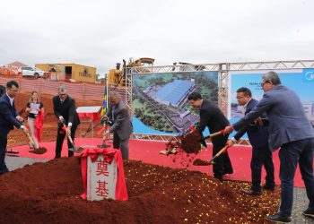 Em Pouso Alegre lançamento da Pedra Fundamental da Multinacional Midea
