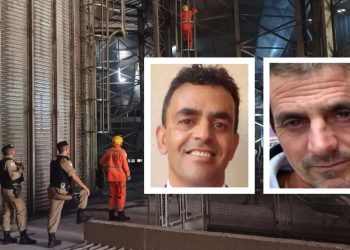 Em Carvalhos Sul de Minas bombeiros encontram homens soterrados dentro de um silo