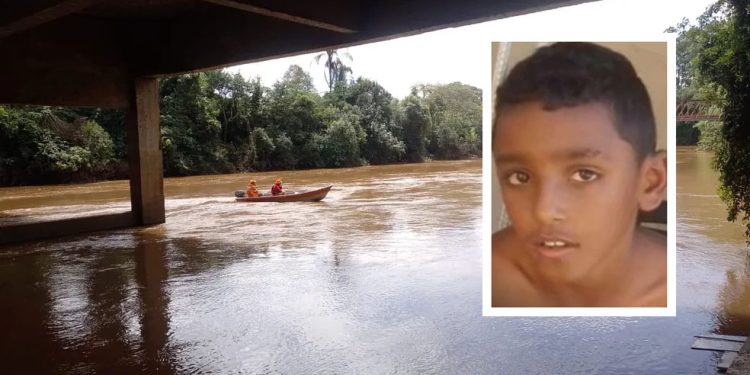 Em Pouso Alegre corpo do menino afogado no Rio Mandu é encontrado
