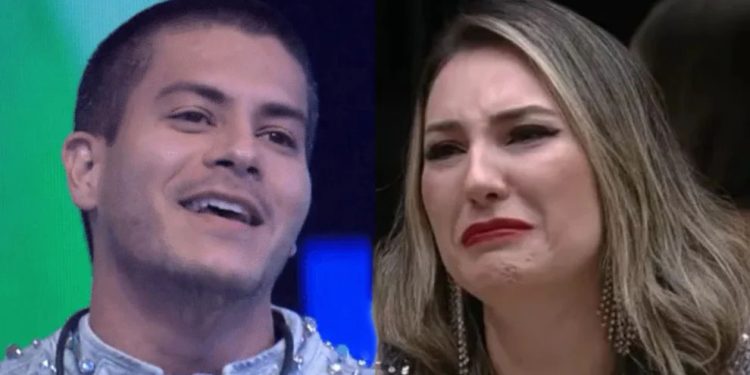 Arthur Aguiar parabeniza Amanda campeã do BBB 23