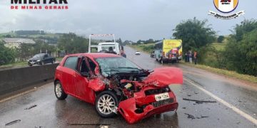 Em Pouso Alegre mulher sofre acidente com ônibus da Planalto é presa por dirigir sem CNH