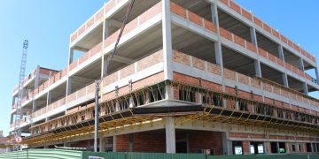 Construção do Hospital Oncológico Samuel Libânio segue a passos largos