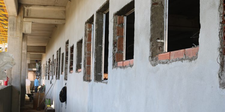 Segue a todo vapor obra do Hospital Oncológico Samuel Libânio em Pouso Alegre