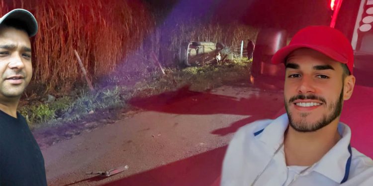 Ipuiuna fecha comércio em luto pelas vítimas na BR-459 que matou tio e sobrinho