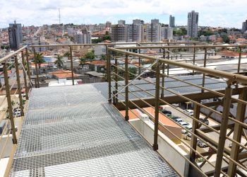 Estrutura metálica do Heliponto do Hospital Oncológico de Pouso Alegre foi finalizada