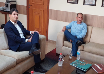 Presidente da Câmara de Pouso Alegre recebe visita do deputado Cássio Soares