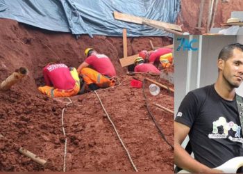 Em Pouso Alegre desabamento de muro no Colina Verde soterra três pessoas; uma delas morreu