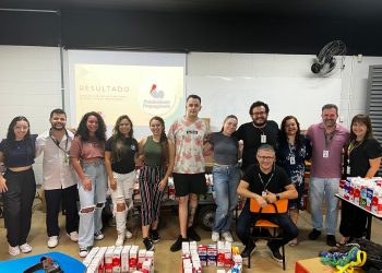 Curso de Publicidade da Univás arrecada 1.715 Litros de leite para o HCSL