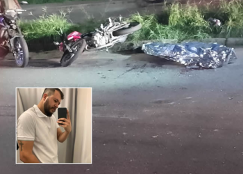 Em Varginha acidente com carreta e moto mata jovem que se encontrava na garupa