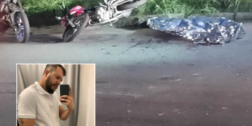 Em Varginha acidente com carreta e moto mata jovem que se encontrava na garupa