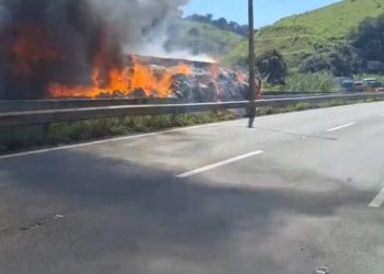 Acidente no Sul de Minas – BR-381 é liberada depois de 4h; congestionamento chegou 20Km