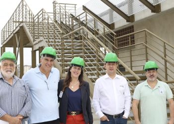 Presidente do plano S.P.A. Saúde visita obra do Hospital Oncológico Samuel Libânio