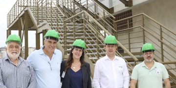 Presidente do plano S.P.A. Saúde visita obra do Hospital Oncológico Samuel Libânio
