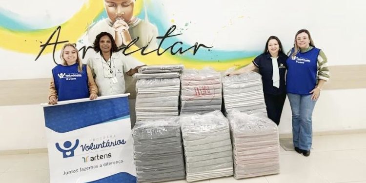 Concessionária Arteris doa cobertores para Hospital das Clínicas Samuel Libânio