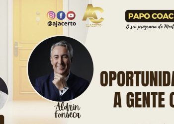 Programa Papo Coach Nº 169 – Oportunidade, a gente cria com o convidado Jackson Carlos