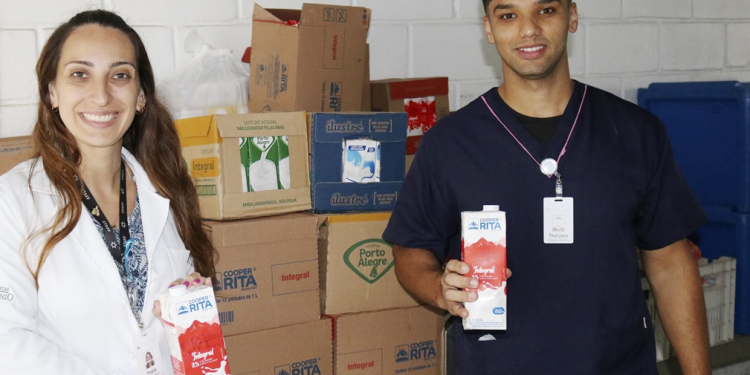 FDSM doa 840 litros de leite ao Complexo Hospitalar Samuel Libânio