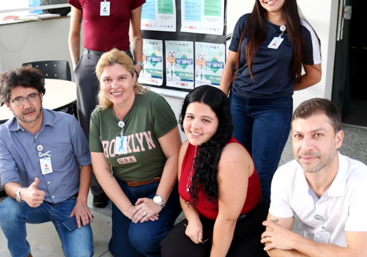 Funcionários participam de várias atividades da 31ª SIPAT da FUVS na Unidade Central