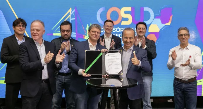 Governadores do Sul e Sudeste anunciam formalização do Cosud e criam Conselho de Administração