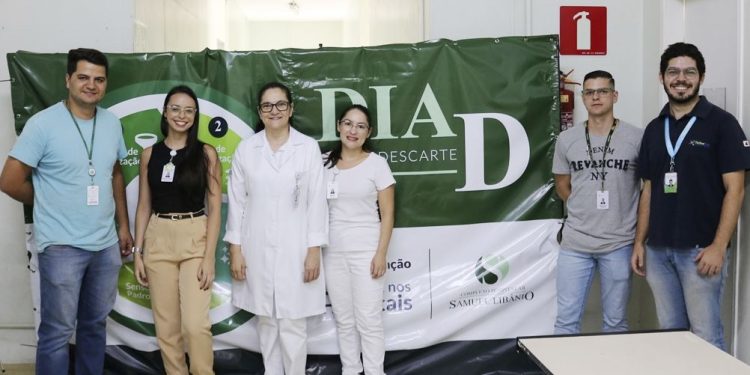 Colaboradores preparam descarte e reutilização de materiais durante Dia D no CHSL