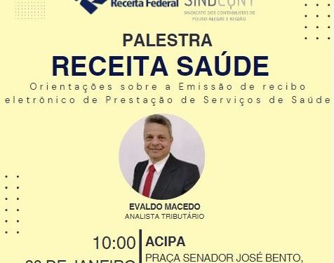 Receita Federal promove palestra presencial sobre Receita Saúde em Pouso Alegre