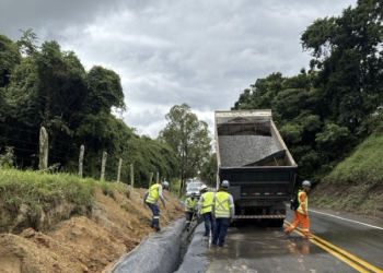 EPR Sul de Minas intensifica obras na MG-455 para melhorar a segurança viária