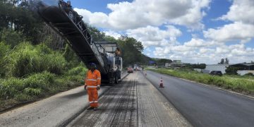 Obras na MG-424 exigem atenção redobrada de motoristas nos próximos meses