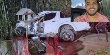 Vereador da cidade de Machado, morre após colidir seu veículo em muro