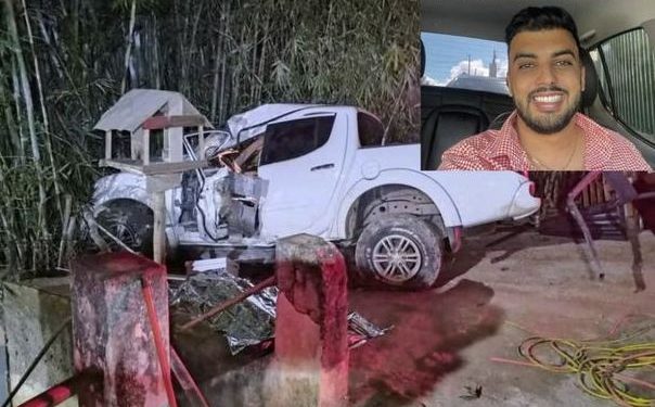 Vereador da cidade de Machado, morre após colidir seu veículo em muro