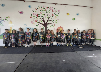 Alunos da Educação Infantil do Anglo tem aula que une arte e criatividade